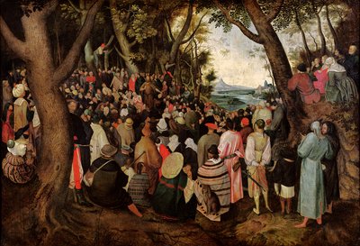 Le Sermon de Saint Jean-Baptiste - Pieter Bruegel the Elder